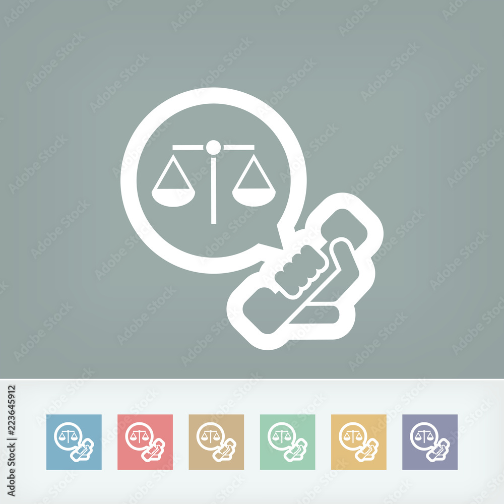 Legal assistance icon Legal assistance icon