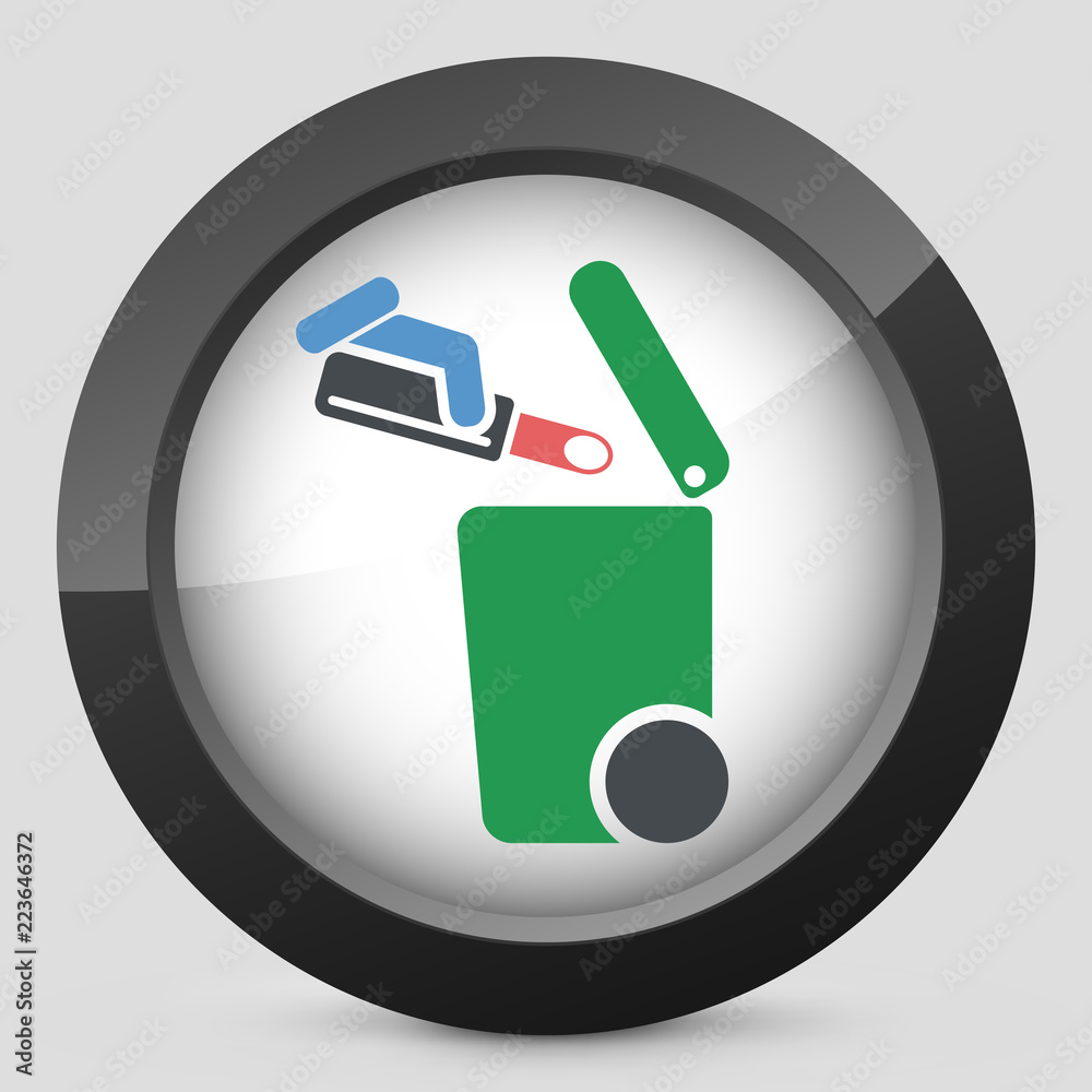 Separate waste collection icon