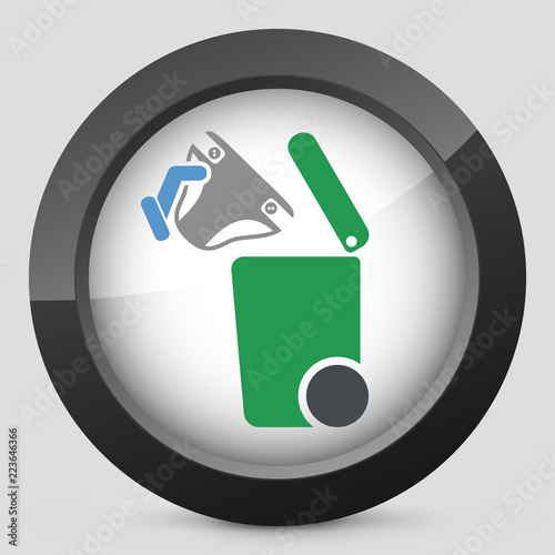 Separate waste collection icon