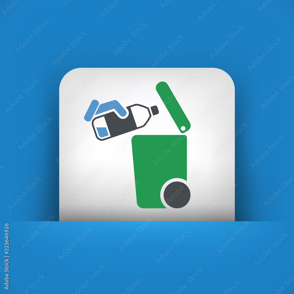 Separate waste collection icon Separate waste collection icon