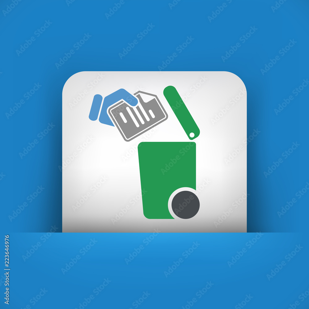 Separate waste collection icon Separate waste collection icon