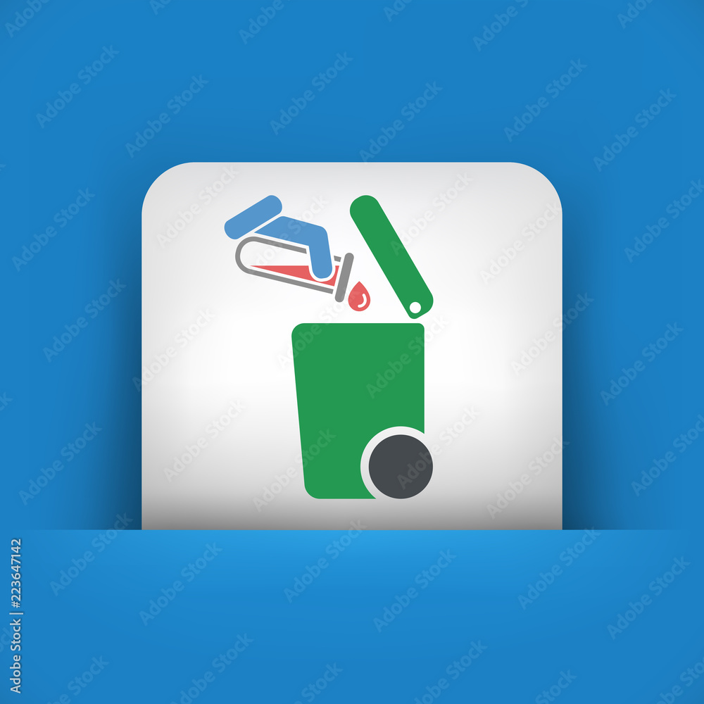 Separate waste collection icon Separate waste collection icon