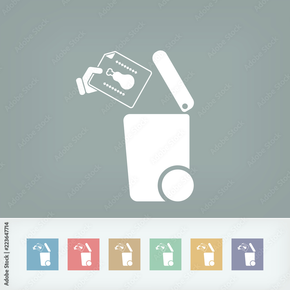 Separate waste collection icon Separate waste collection icon