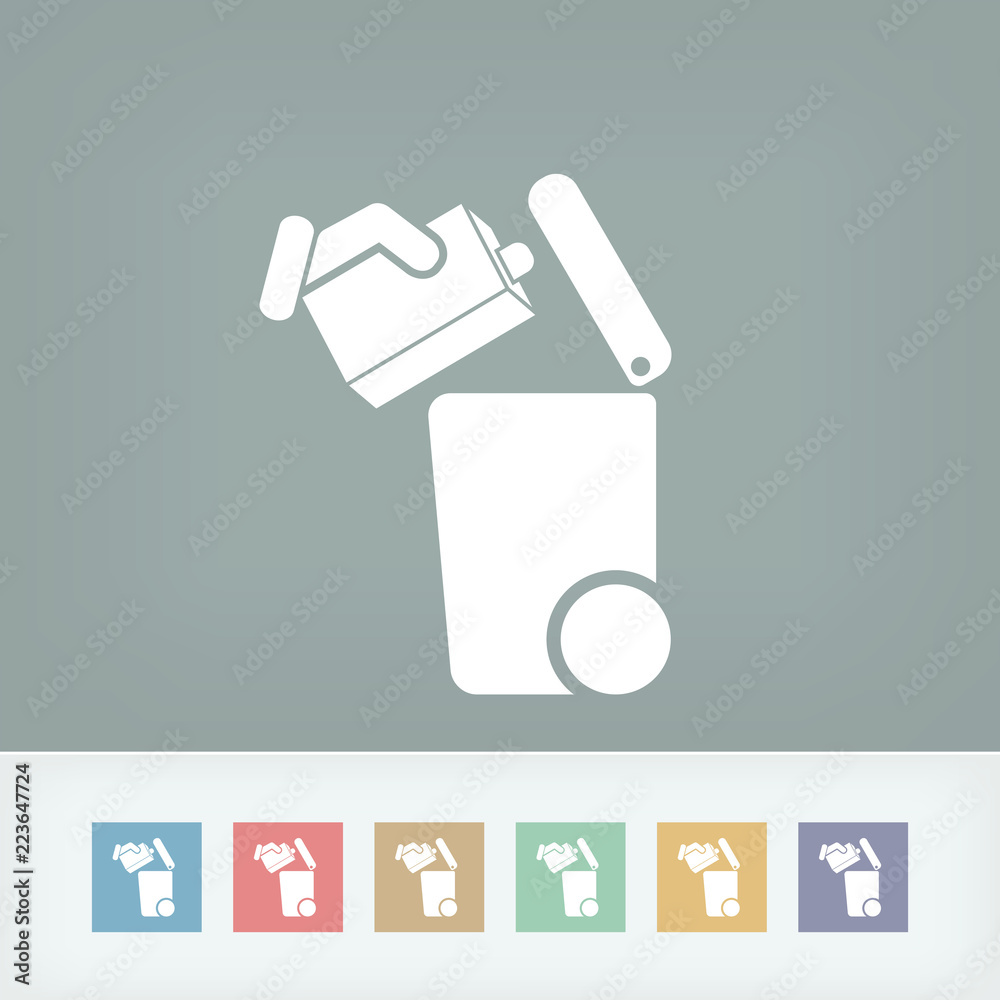 Separate waste collection icon Separate waste collection icon