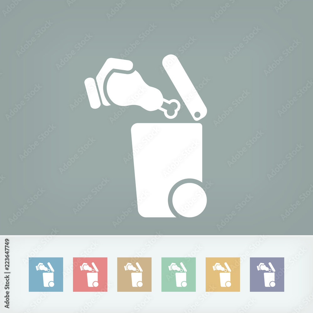 Fototapeta premium Separate waste collection icon