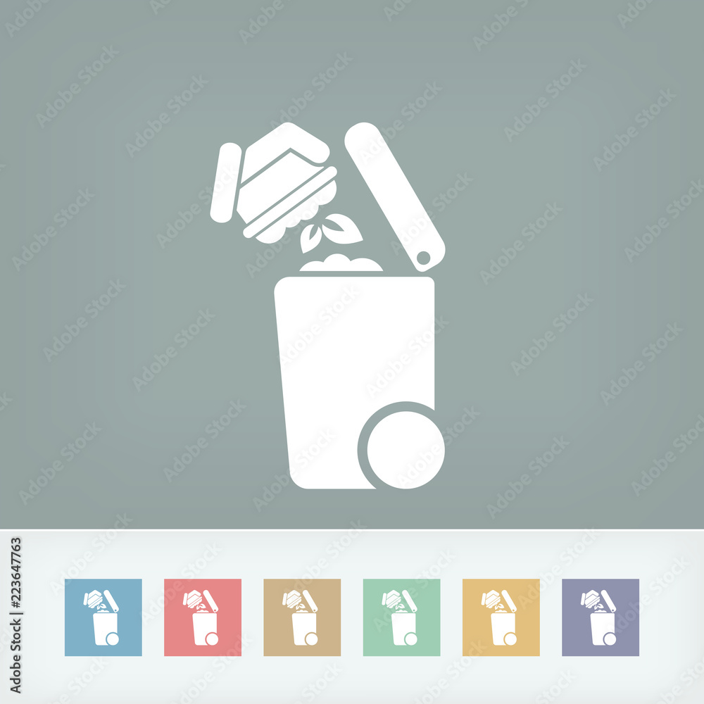 Separate waste collection icon Separate waste collection icon