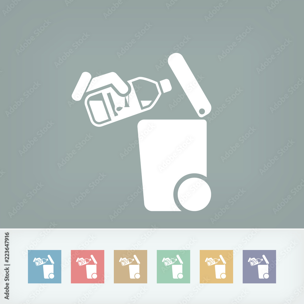 Separate waste collection icon Separate waste collection icon