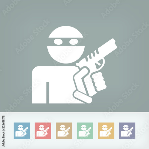 Thief armed