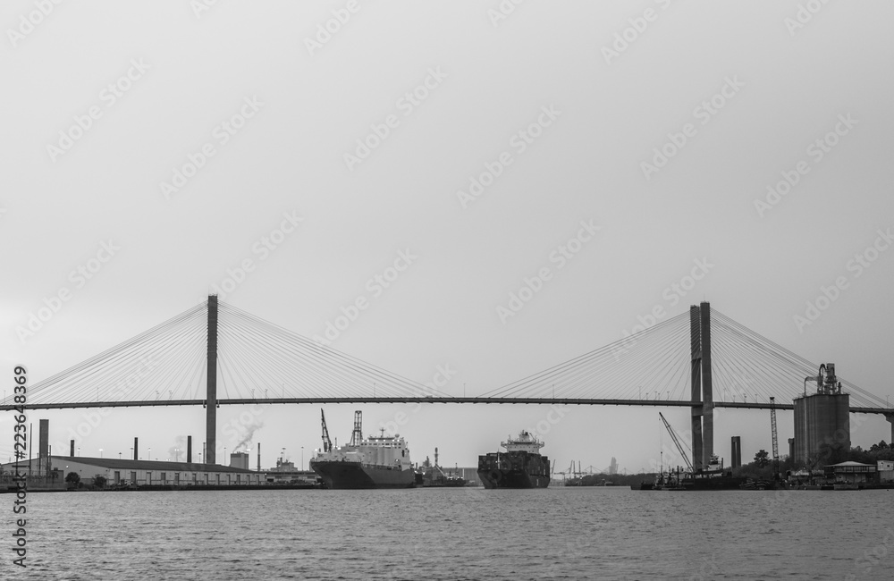 Bridge with Ships Bridge with Ships