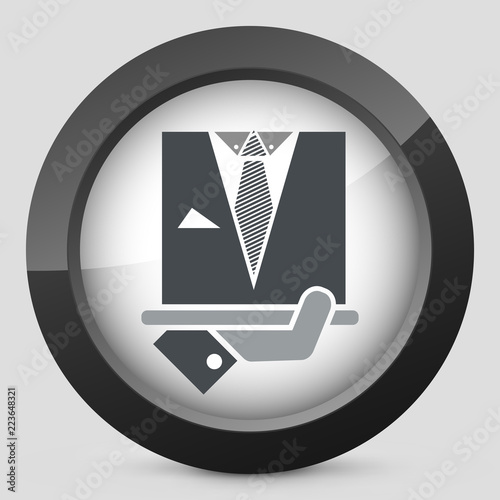 Fashion man dress icon