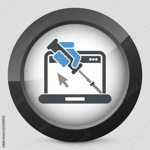 Computer assistance icon