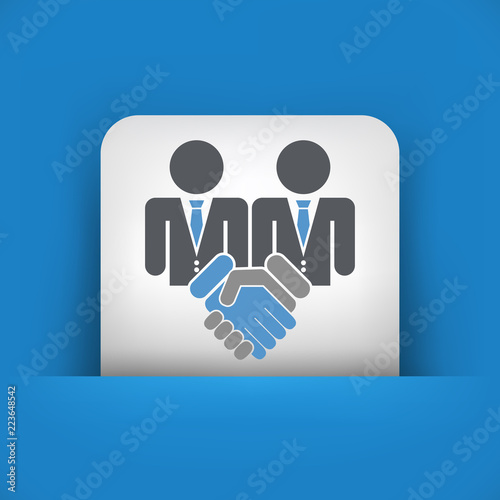 Corporate agreement icon