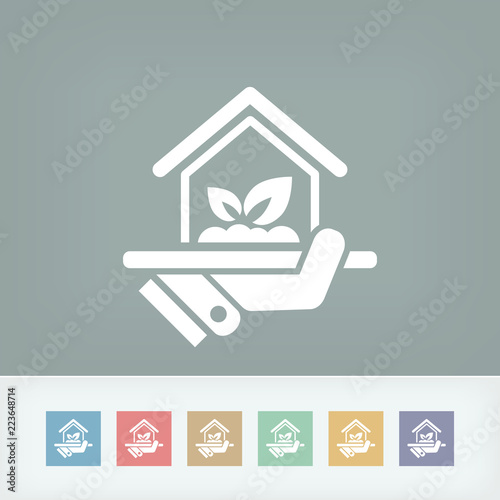 Indoors garden icon