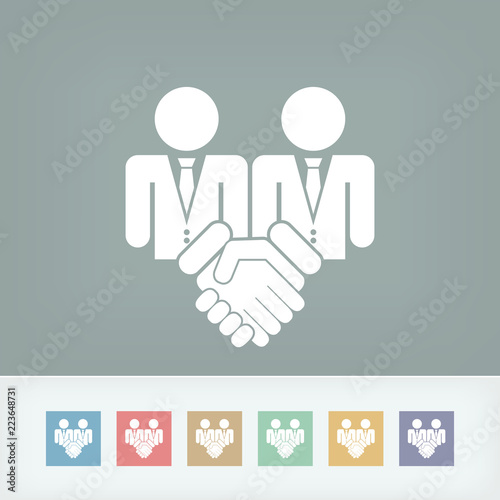 Corporate agreement icon
