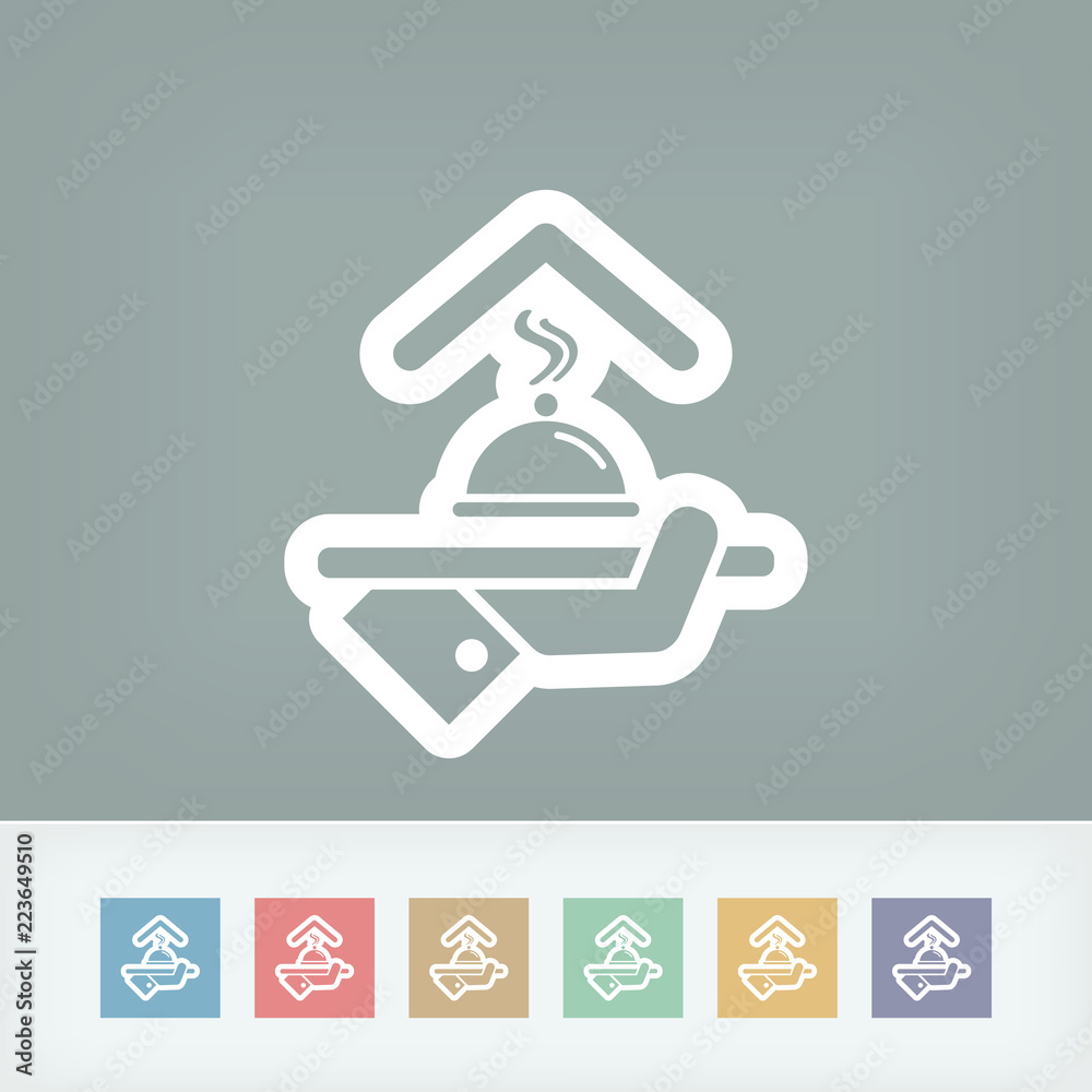 Hotel icons. Restaurant service. Hotel icons. Restaurant service.