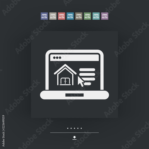 Real estate website icon