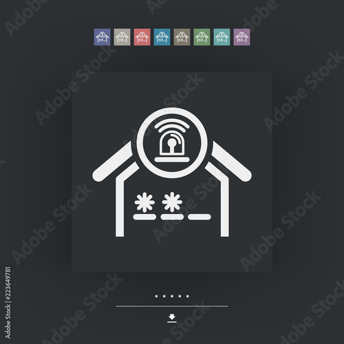 House alarm icon