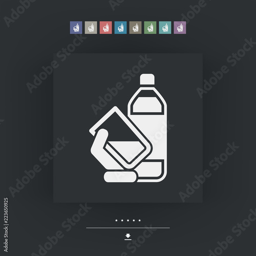 Water bottle icon