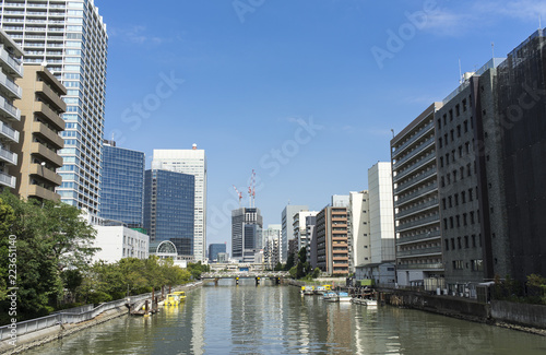 view of canal side shibaura tokyo