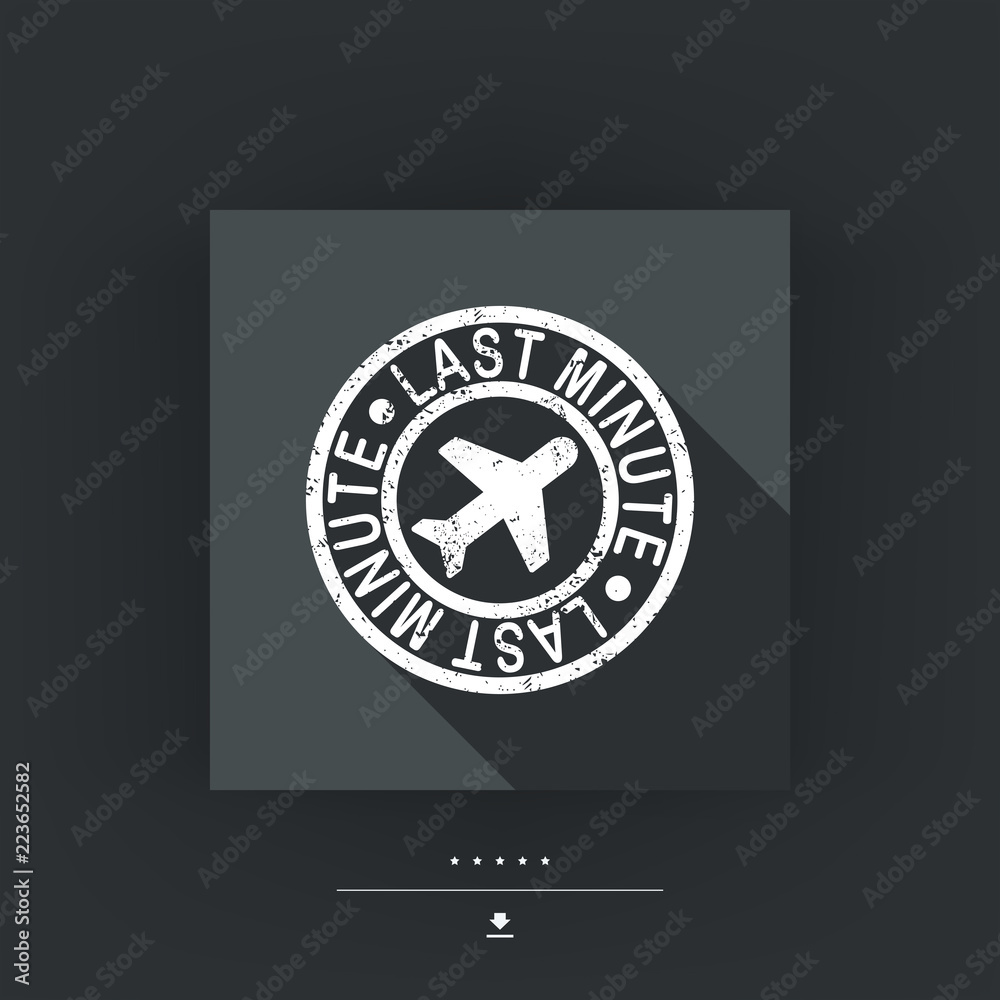 Obraz premium Last minute airline offer