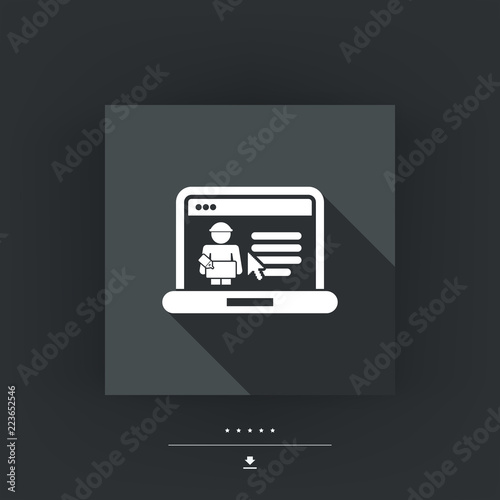 Delivery page of e-commerce website