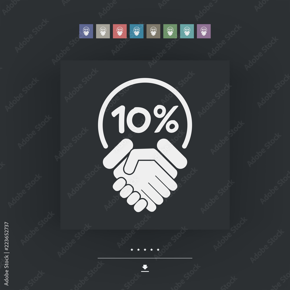 Discount label icon Discount label icon