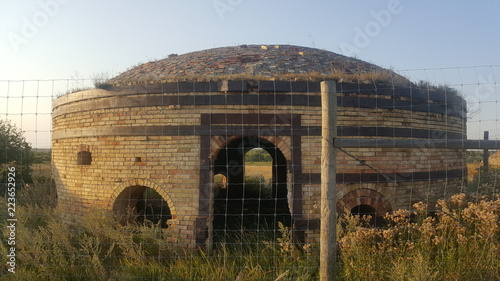 Old brick factory photo