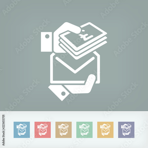 Bribe icon - Sterling