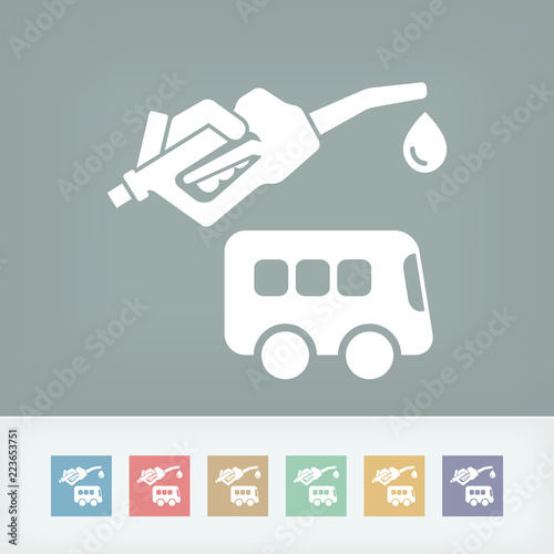 Bus fuel icon