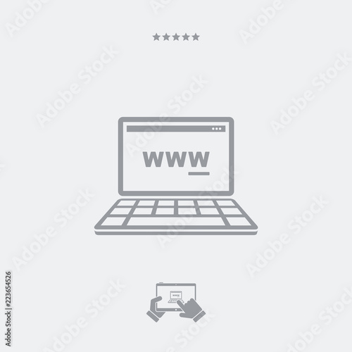Web browser panel icon
