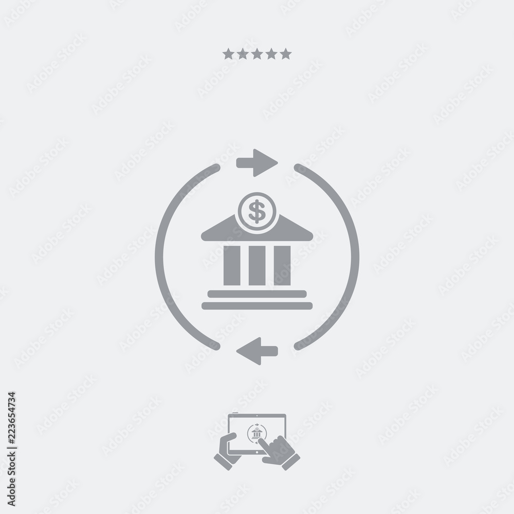Bank agreement concept icon Bank agreement concept icon