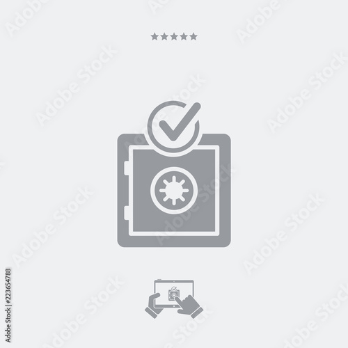 Checking secure strongbox icon