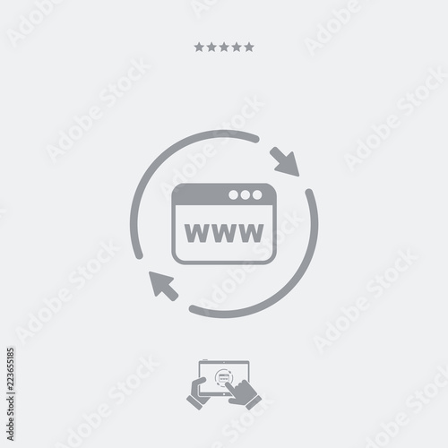 Refresh internet page icon