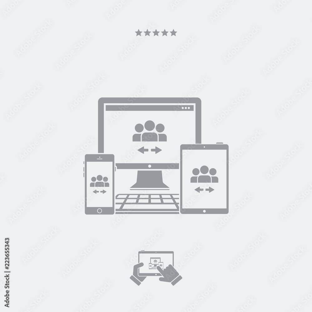 People network exchange icon People network exchange icon