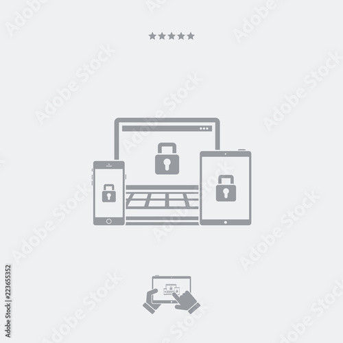 Multi devices protection icon