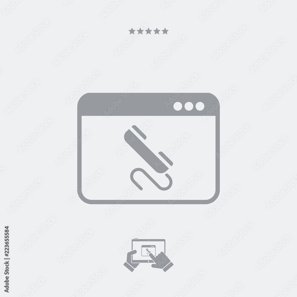 Phone application service icon Phone application service icon