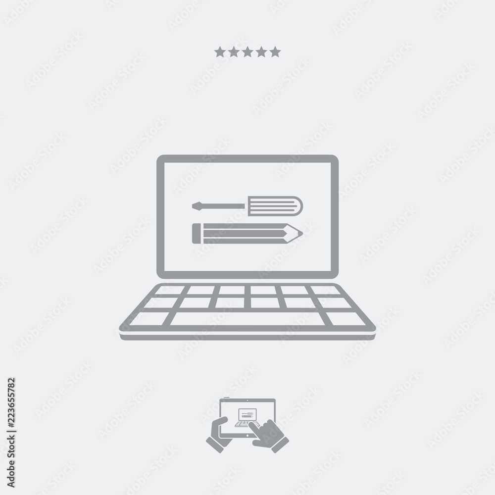 Custom assistance services icon Custom assistance services icon