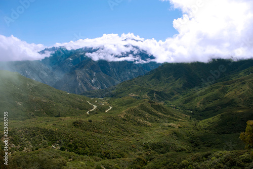 Mountain Cloudy Skies