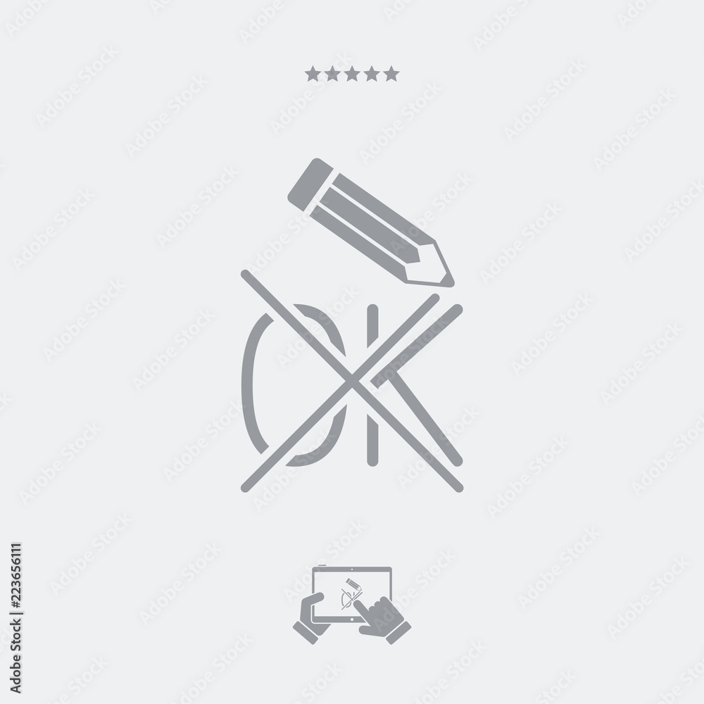 A pencil which marks the option A pencil which marks the option