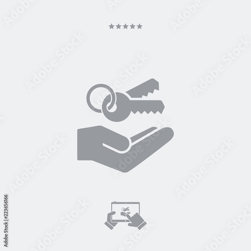 Service offer - Access protection - Minimal icon