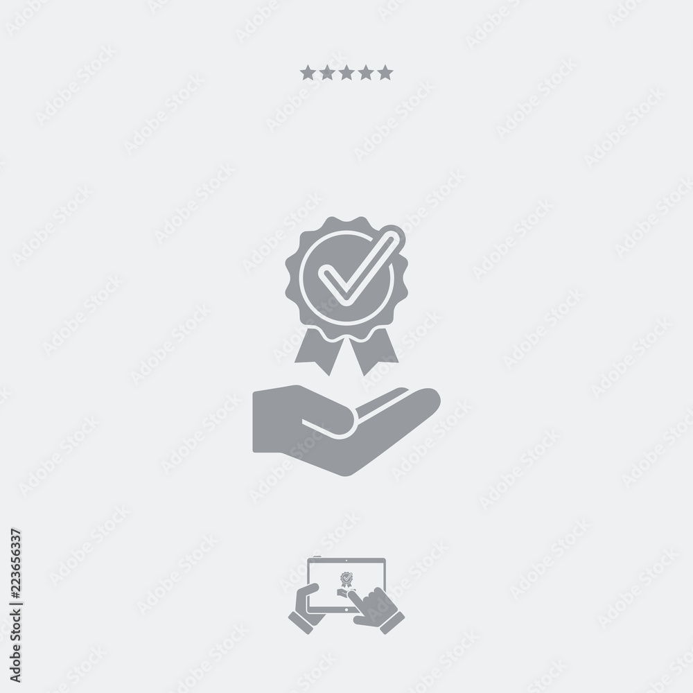 Service offer - Check best option - Minimal icon Service offer - Check best option - Minimal icon