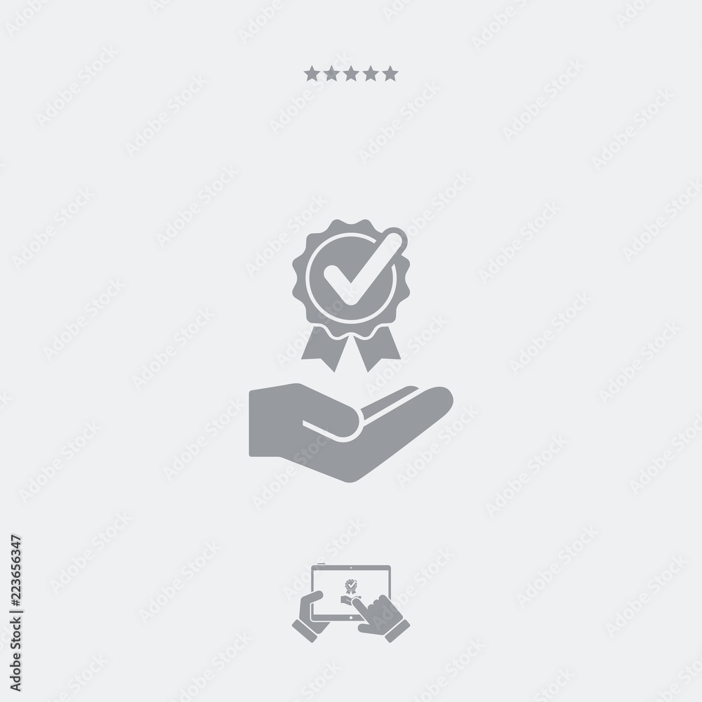Service offer - Check best option - Minimal icon Service offer - Check best option - Minimal icon