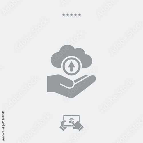 Service offer - Cloud computing - Minimal icon