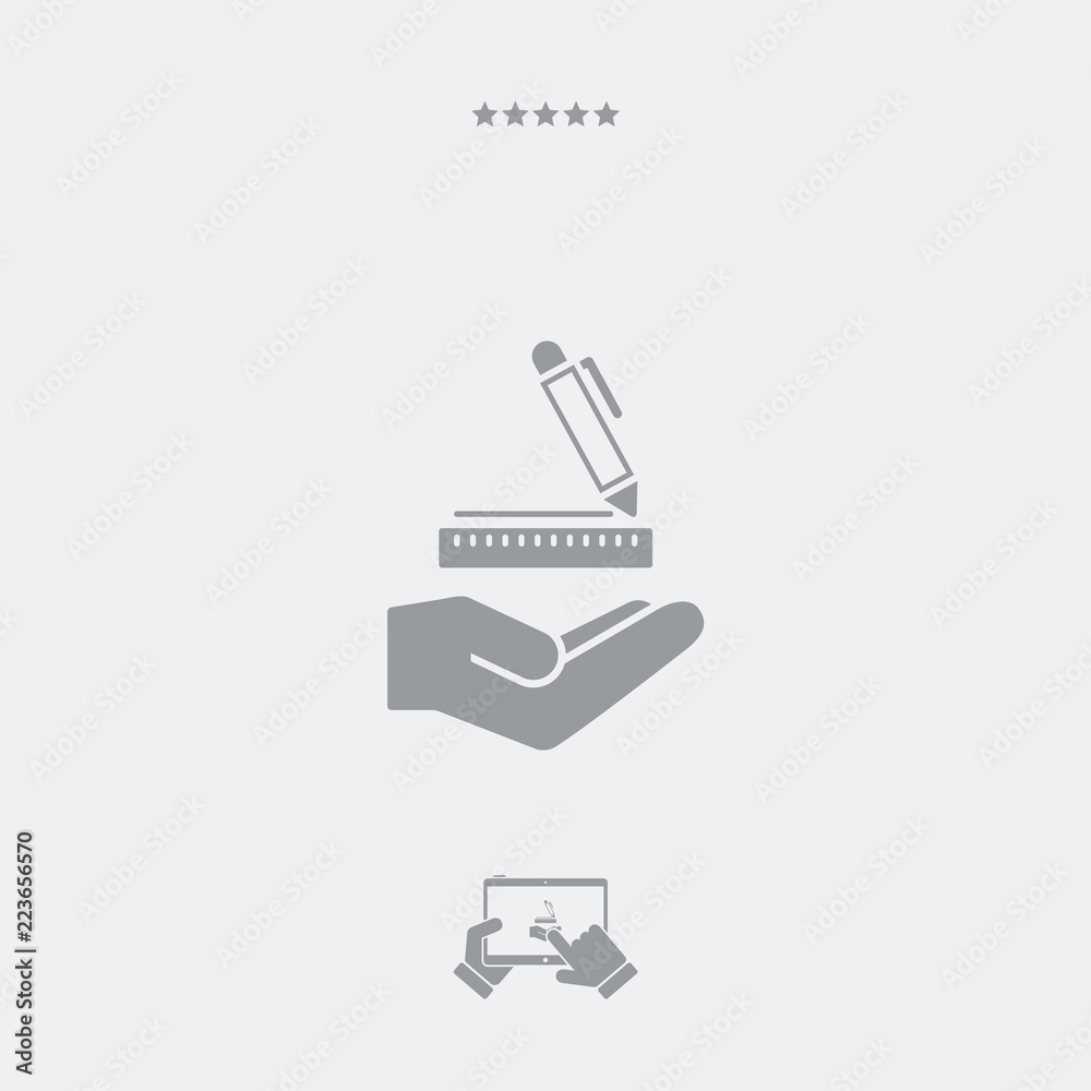 Design project - Minimal modern icon Design project - Minimal modern icon