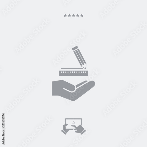 Design project - Minimal modern icon