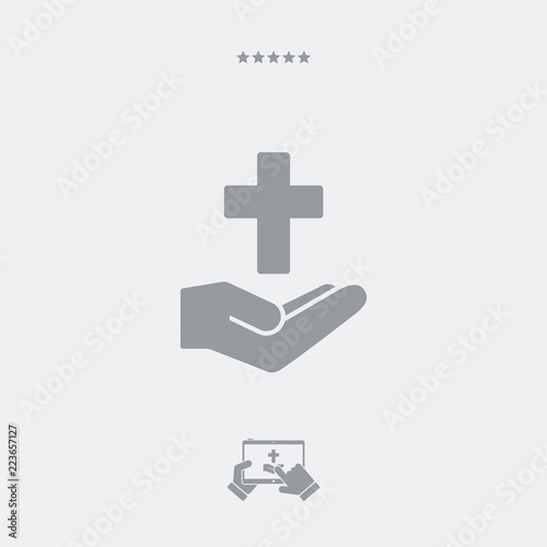 Religious services concept - Minimal flat icon