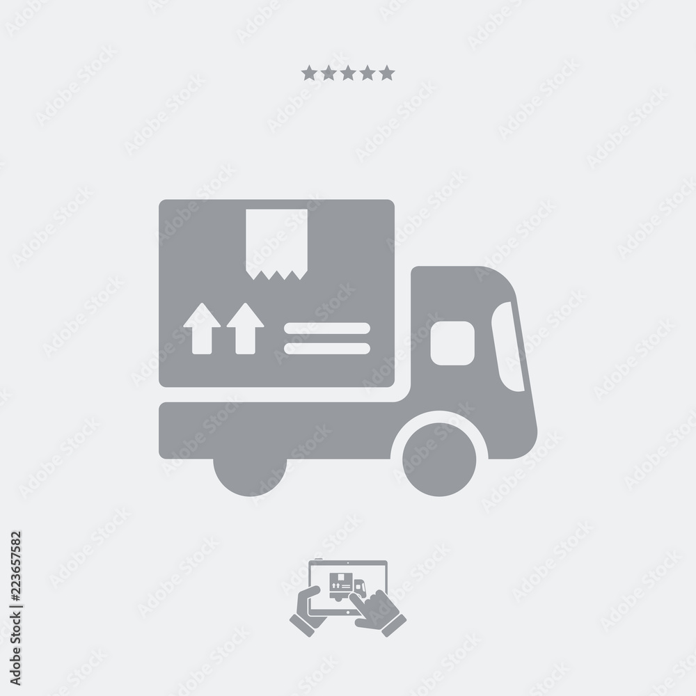 Delivery services - Vector web icon