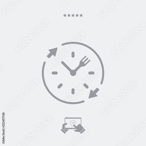 Steady food services - Vector web icon
