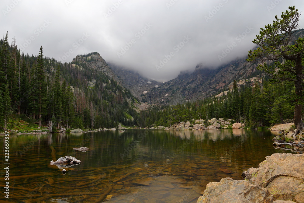 Dream Lake in the Rocky Mountain National Park, Colorado, USA.