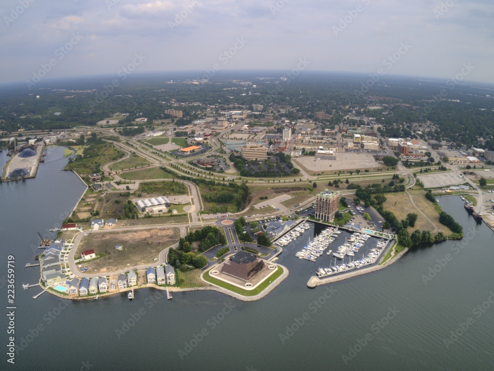 Fototapeta premium Muskegon is an Urban Center in Michigan